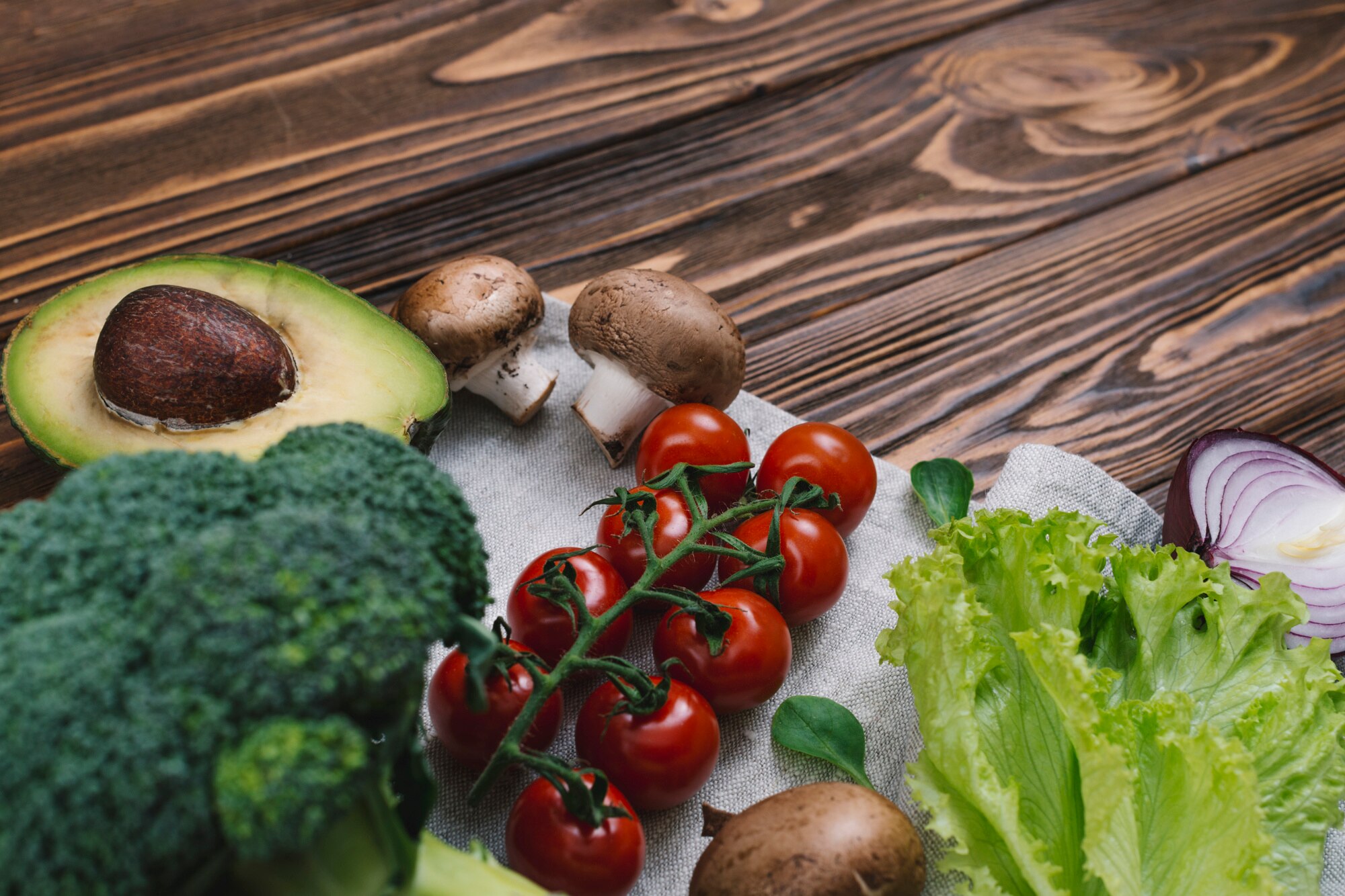Alimentos frescos y nutritivos